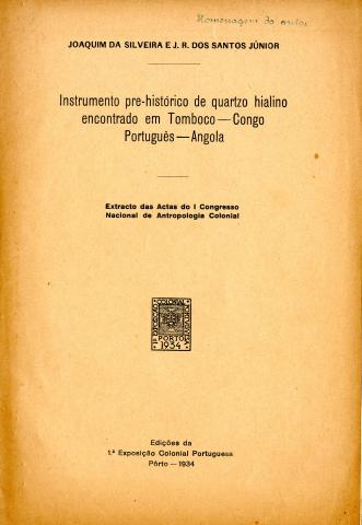 Instrumento Pré-Histórico de quartzo hialino encontrado em Tomboco