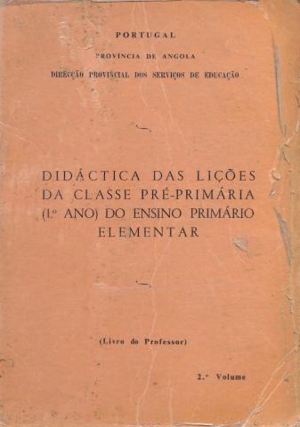 Didáctica das Lições do 1º Ano do Ensino Primário Rural