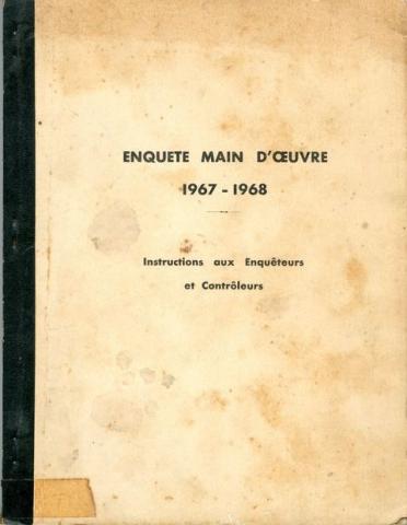 Enquête Main d'Oeuvre 1967-1968