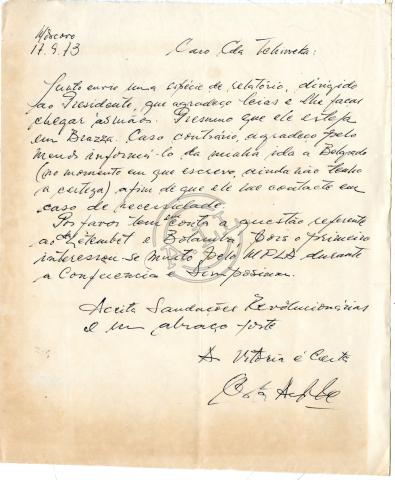 Carta de Costa Andrade a Tchiweka