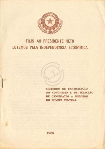 Critérios de participação no Congresso