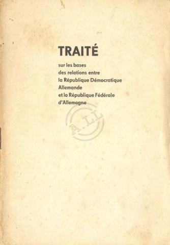 Traité sur les bases des relations entre la RFA et la RDA