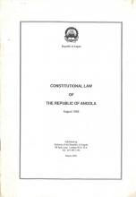 Constitutional Law of the Rep. of Angola 1992