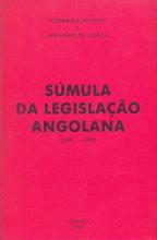 Súmula da Legislação Angolana (1987-1989)