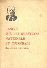 Lenine sur les questions nationale et coloniale