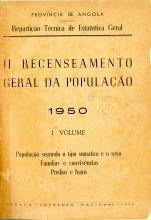 II Recenseamento Geral da População - 1950. I Volume