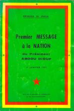 Premier Message à la Nation du Président Abdou Diouf