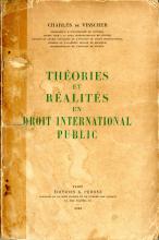 Théories et Réalités en Droit International Public