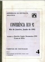 Conferência Eco 92 (Rio de Janeiro). Questões gerais Tomo I