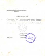 Ordem de serviço, nº 5/72, assinado por Agostinho Neto