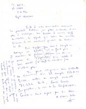 Carta de Humbaraci a Agostinho Neto e Lúcio Lara