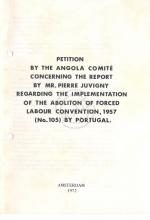 Petição do Comité Angola sobre o Relatório de Pierre Juvigny