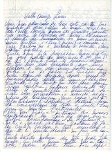 Carta de Maria de Lourdes Barata a Lúcio Lara.