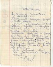 Carta de Tony a Tchiweka