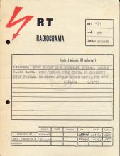Radiograma de Kilamba a Tchiweka