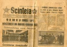 Artigo do «Scinteia» (jornal romeno)