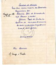 Carta de Sebastião A. de Miranda a Lúcio Lara