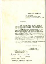 Carta de Agostinho Neto a Mobutu Sese Seko