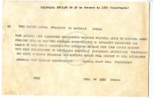 Telegrama do MPLA a Kenneth Kaunda