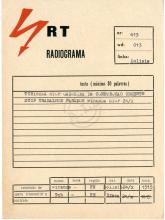 Radiograma de Miranda a «Tchiweka»