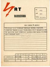 Radiograma de «Tchiaku» a «Tchiweka»