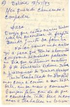 Carta de Sebastião Teta a Lúcio Lara