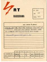 Radiograma de Soares a «Kilamba», nº 288