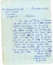 Carta de Makoubila François