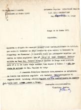 Carta de Francisco Mendes ao MPLA