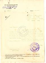 Carta de Difuila ao Ministério da Instrução da URSS