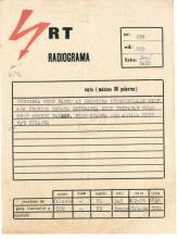 Radiograma de «Kilamba» a «Tchiweka»