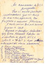 Carta de Matos Dilé Bazoqueiro ao DEC do MPLA