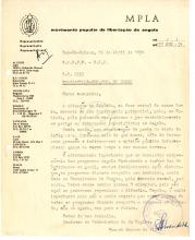 Carta de Manuel Soares da Silva à CPRFN – DIP