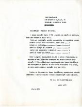 Carta de Lúcio Lara ao Embaixador da URSS em Brazzaville