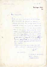 Carta de António Alberto Neto a «Caros camaradas»