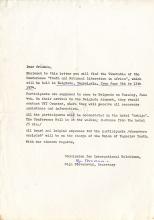 Carta de Olja Dzuverovic a «Dear friends»