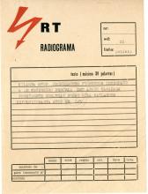 Radiograma de CE a «Kilamba»
