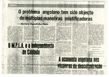 Artigos do «Diário de Lisboa»