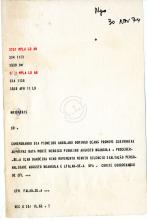 Telegrama do MPLA sobre comemorações do 1º de Dezembro