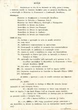 Acta da 3ª sessão do Conselho Restrito para os Assuntos Económicos