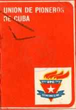 Carnet de la unión de Pioneros de Cuba