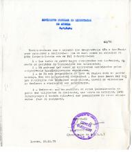 Ordem de Serviço nº 42/70, assinado por Agostinho Neto