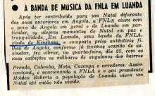 A Banda de música da FNLA em Luanda