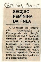 Secção Feminina da FNLA