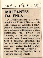 Militantes da FNLA