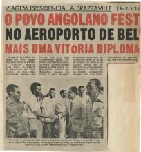 Regresso do Presidente Agostinho Neto a Luanda