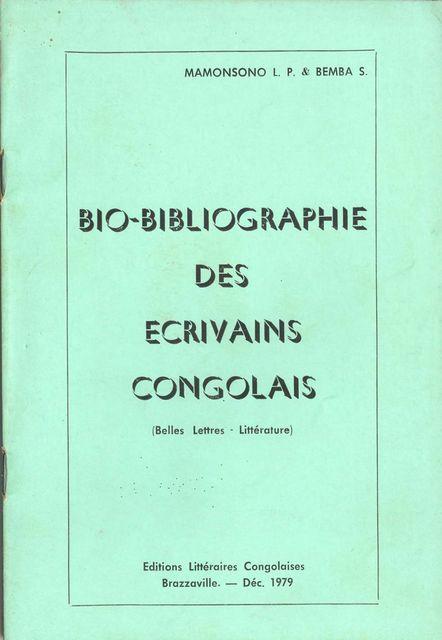 Bio-Bibliographie des Ecrivains Congolais