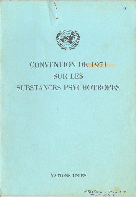 Convention de 1971 sur les substances psychotropes