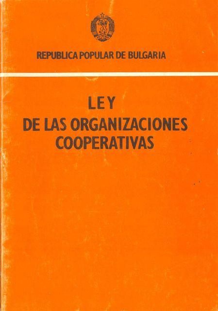 Ley de las Organizaciones Cooperativas