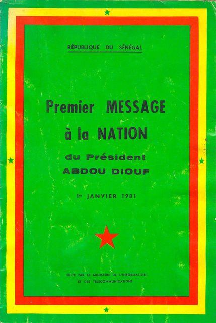 Premier Message à la Nation du Président Abdou Diouf